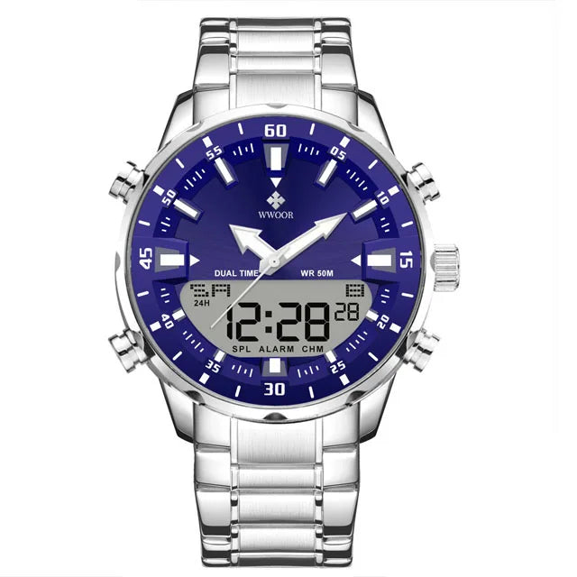 New Luxury Digital Watch For Men Sports Big Watches LED Quartz Wristwatch Waterproof Male Clock Military Relogio Masculino