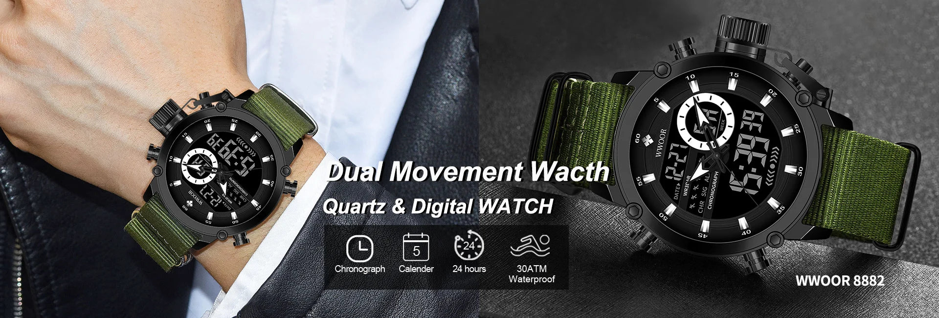 New Luxury Digital Watch For Men Sports Big Watches LED Quartz Wristwatch Waterproof Male Clock Military Relogio Masculino