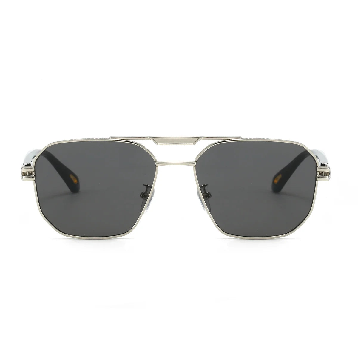 KAMMPT Vintage Square Sunglasses Men New Classic Double Bridge Gradient Shades Trendy Retro Brand Designer Outdoor Sun Glasses