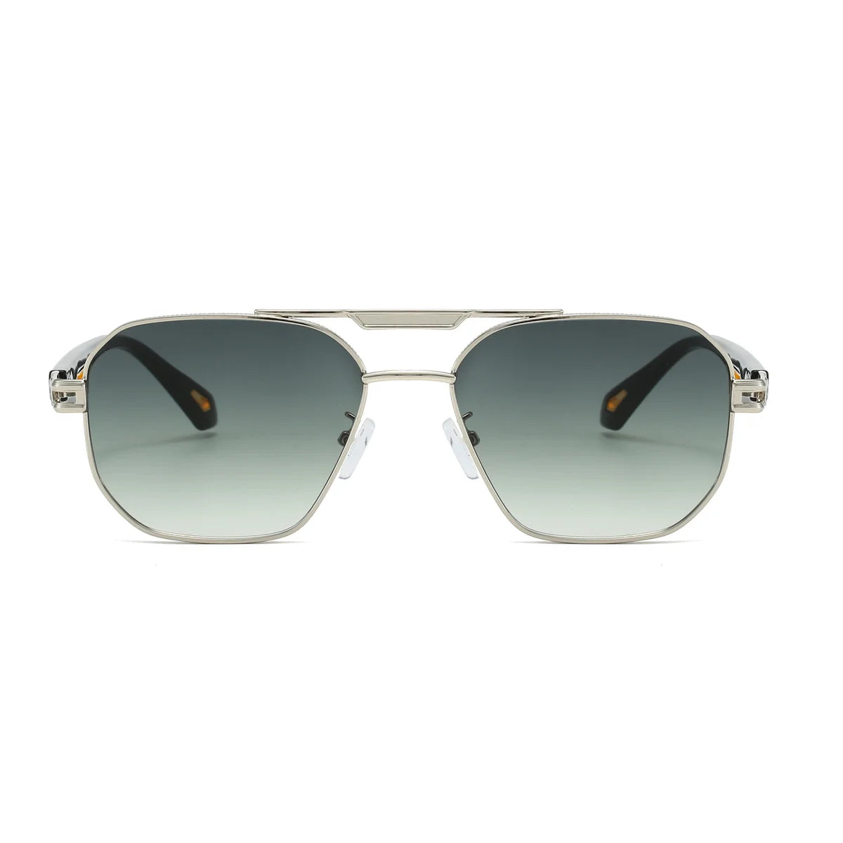 KAMMPT Vintage Square Sunglasses Men New Classic Double Bridge Gradient Shades Trendy Retro Brand Designer Outdoor Sun Glasses