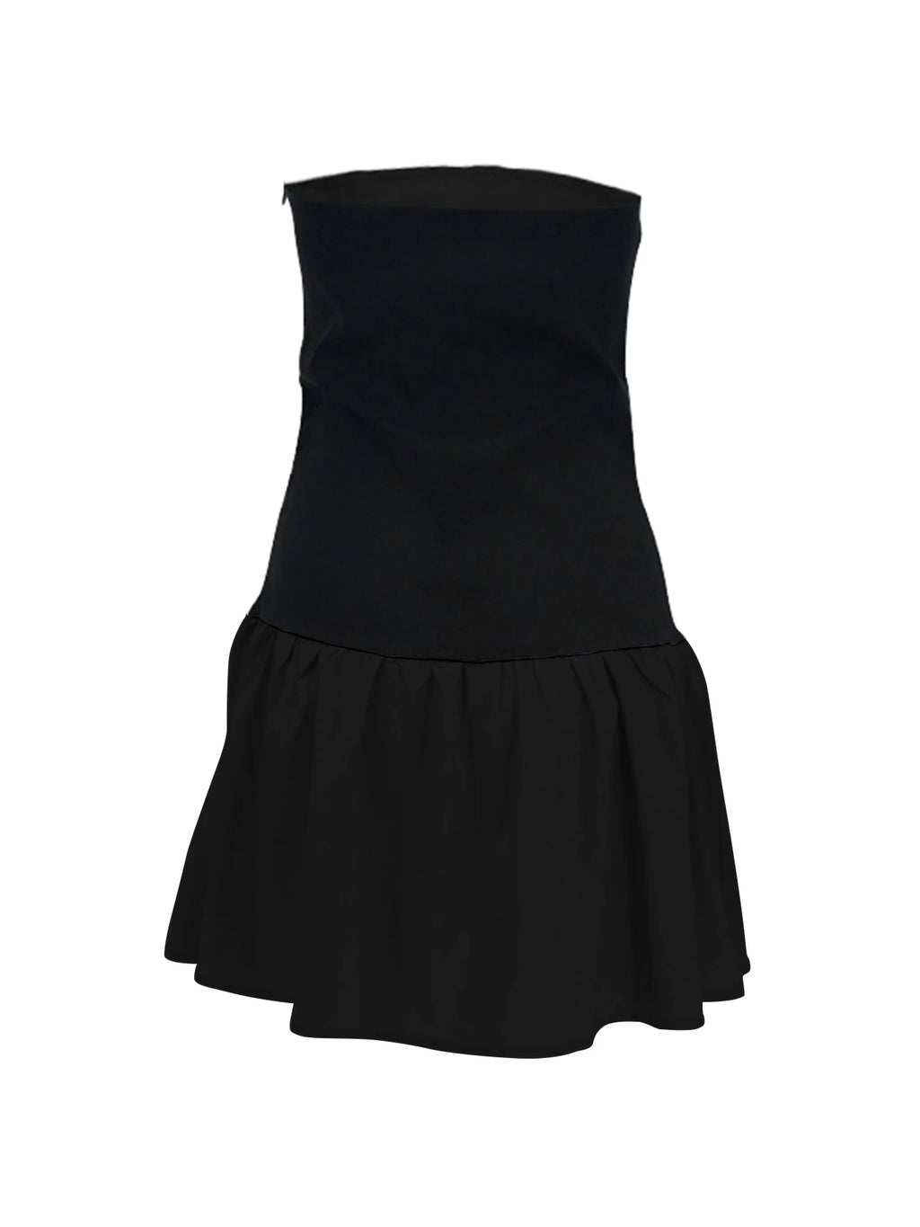 Black Sexy A-Line Dress Summer Strapless Women Slim Fit Off Shoulder Fashion Patchwork Casual Party Female Mini Dresses Clothing