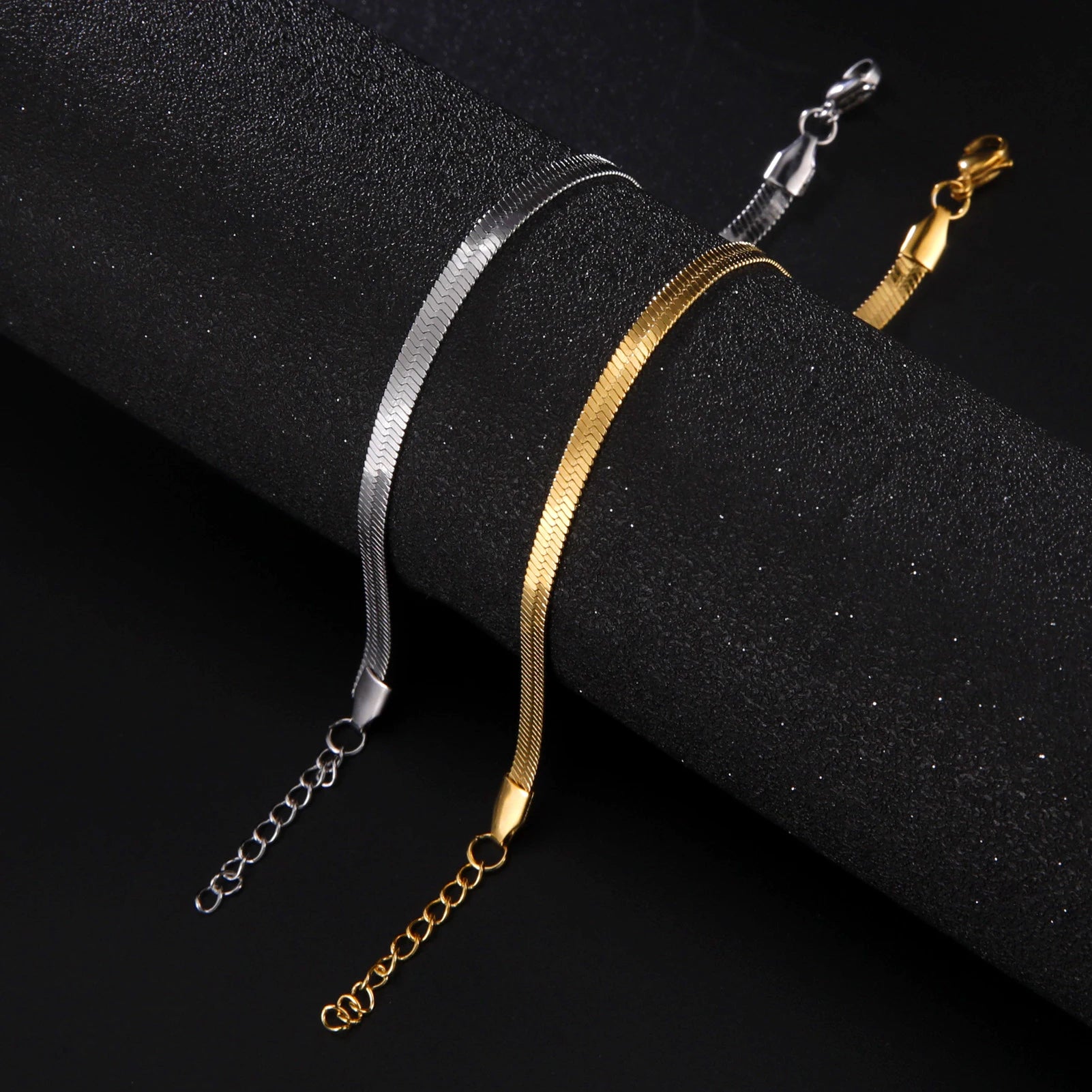 Cazador Trendy Snake Chain Ankle Bracelet for Women Foot Anklets 21cm Stainless Steel Bracelet on the Leg Jewelry Gifts 2025